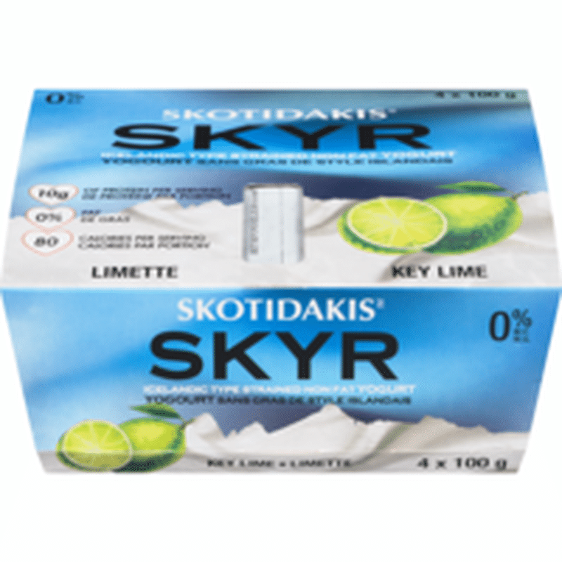 Skotidakis 0% Key Lime Flavoured SKYR Icelandic Style Yogurt