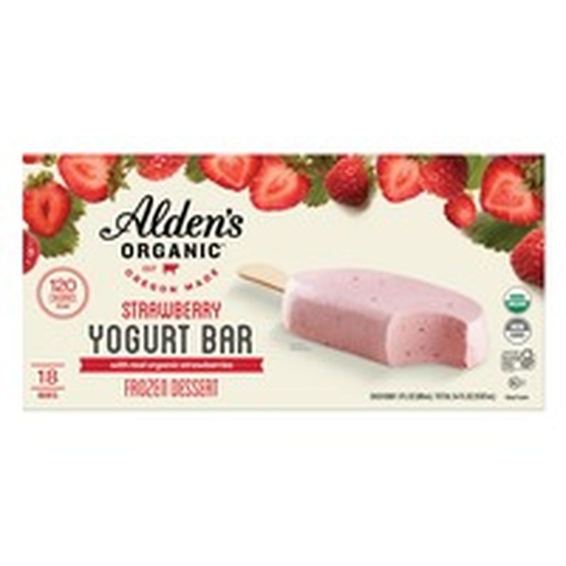 Julie's Organics Strawberry Frozen Yogurt Bars