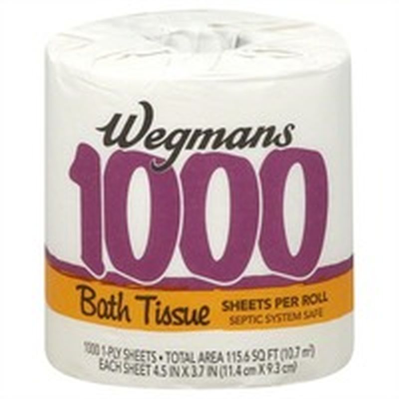 Wegmans Bath Tissue, 1-Ply