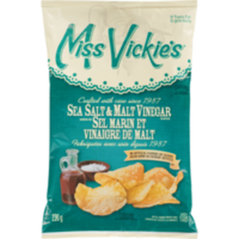 Miss Vickie's Sea Salt & Malt Vinegar Kettle Cooked Potato Chips