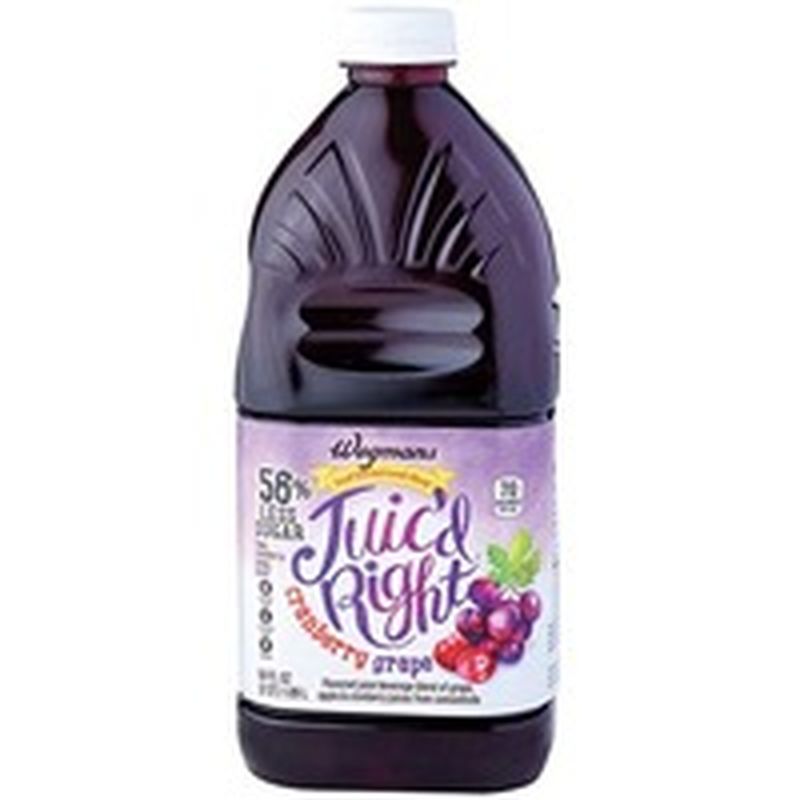 Wegmans Food You Feel Good About Juic'd Right, Cranberry Grape