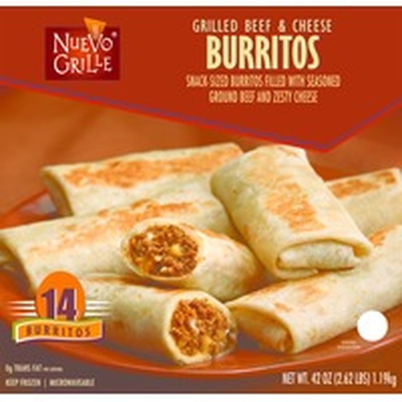 Nuevo Grille Grilled Beef & Cheese Burritos