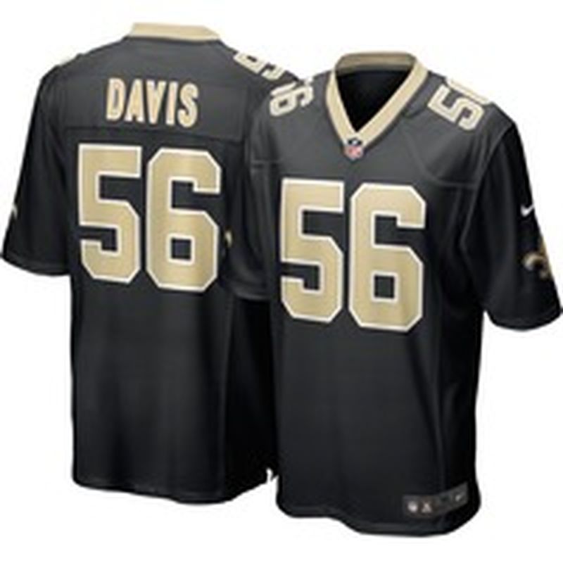 Nike Men's New Orleans Saints Demario Davis #56 Home Game Jersey ...