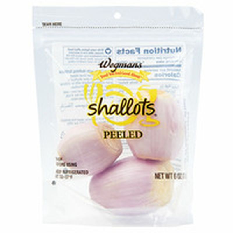 Wegmans Food You Feel Good About Cleaned and Cut Peeled Shallots