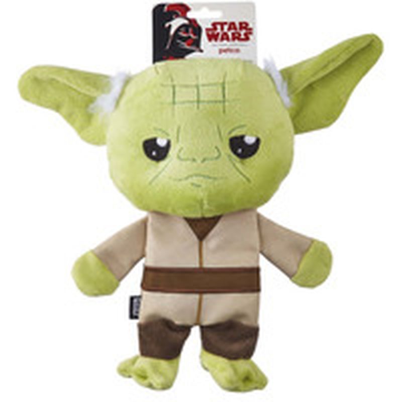 Swpc Medium Yoda Flattie Dog Toy
