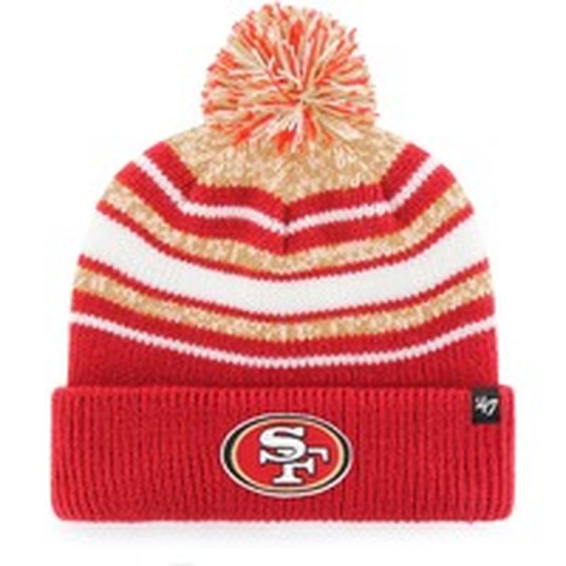 47 47 Youth San Francisco 49ers Bubbler Red Knit Hat Child Each Instacart