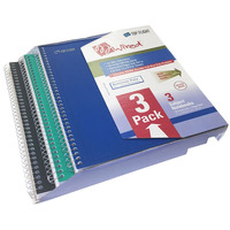 Top Flight 3 Subject Notebooks