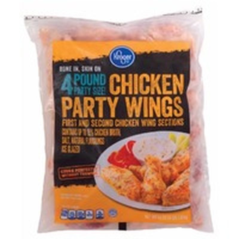 Kroger Bone In Skin On Chicken Party Wings (64 oz) Instacart