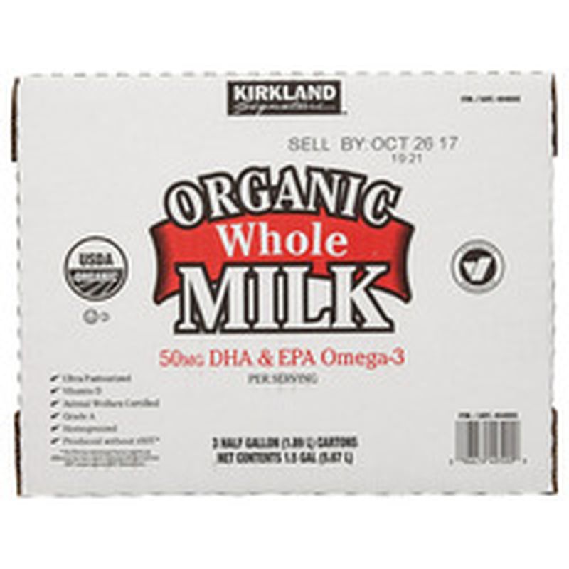 Kirkland Signature Organic Whole Milk