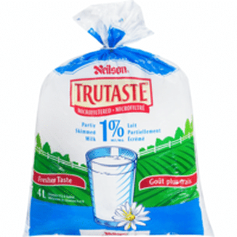 Trutaste Lactose Free 1% Milk Bag