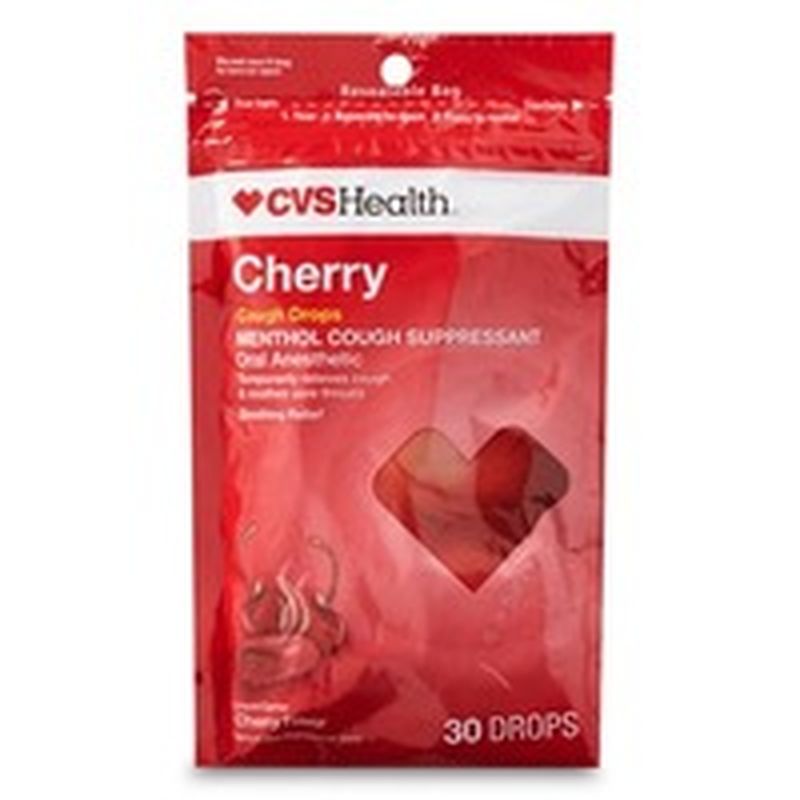 CVS Pharmacy Cherry Liquid Center Cough Drops (30 ct) Delivery or Pickup Near Me Instacart