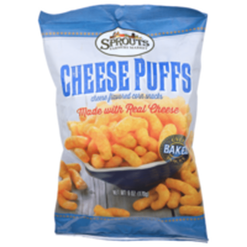 Sprouts Cheese Flavored Corn Snacks Puffs
