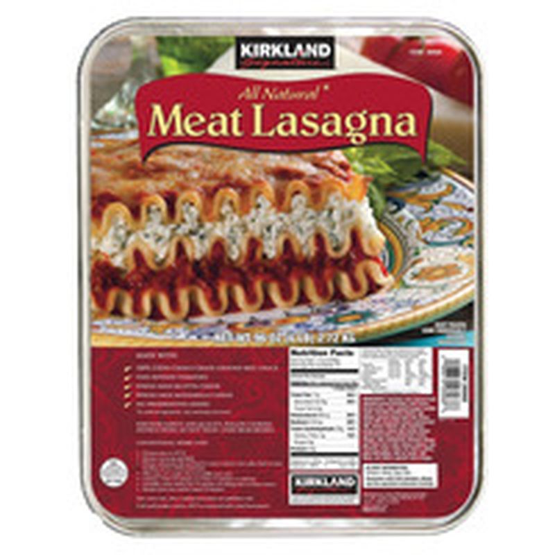 Kirkland Signature Beef Lasagna, 6 lb