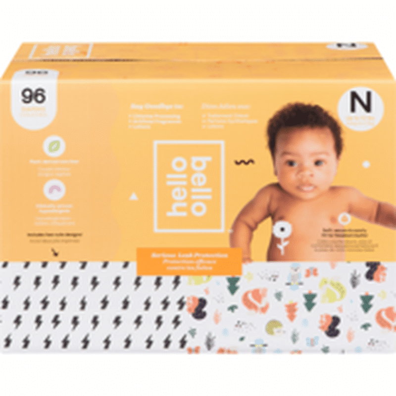 Hello Bello Club Box Diapers Bolt Babes Woodland Animals 96 Ct Instacart