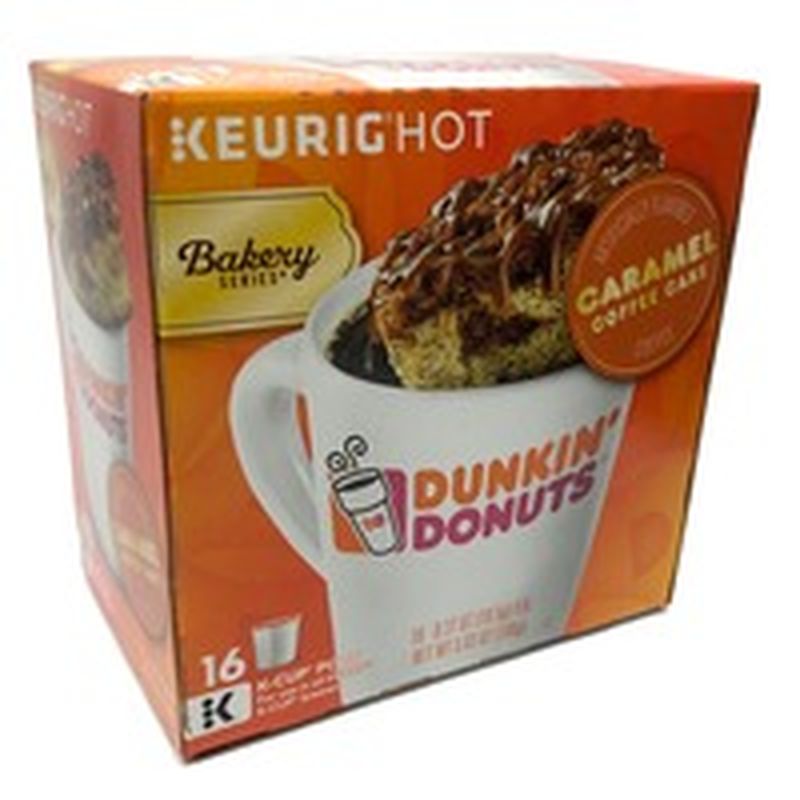 Dunkin Donuts Caramel Coffee Cake Coffee K Cups 16 Ct Instacart