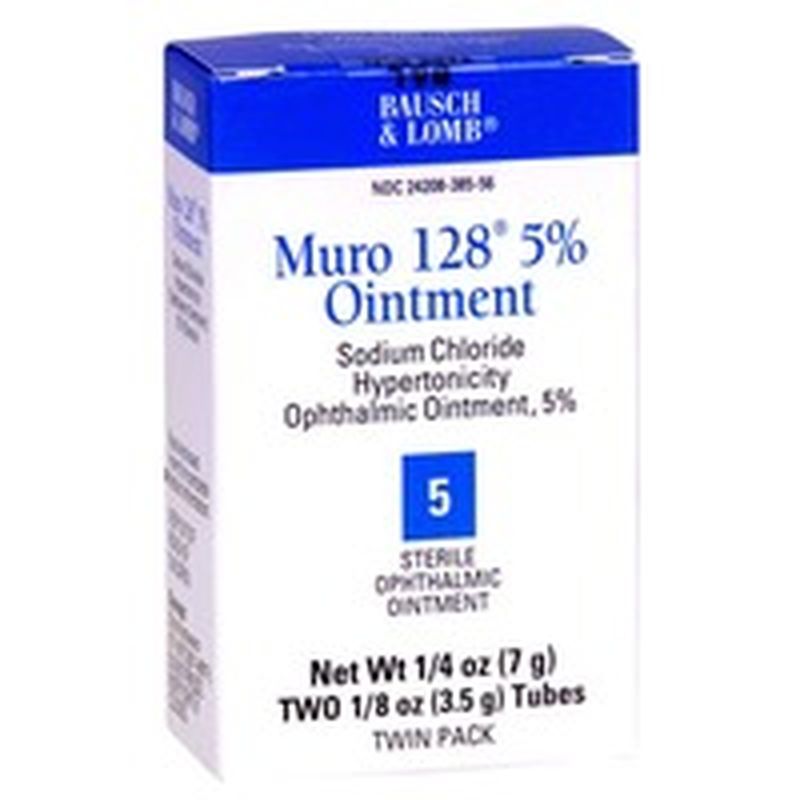 Muro 128 Twin Pack Chloride Hypertonicity Ophthalmic Ointment