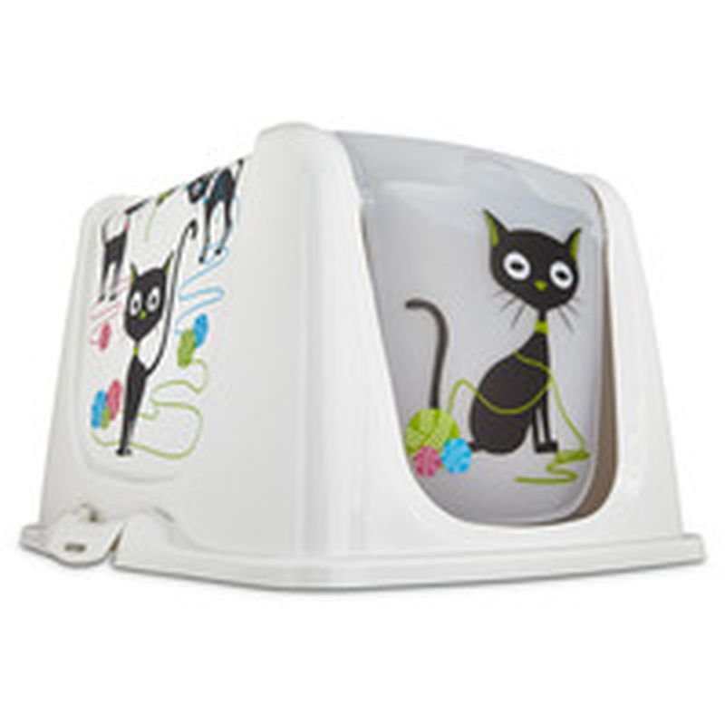 So Phresh Large Funny Cat Litter Box Privacy Hood