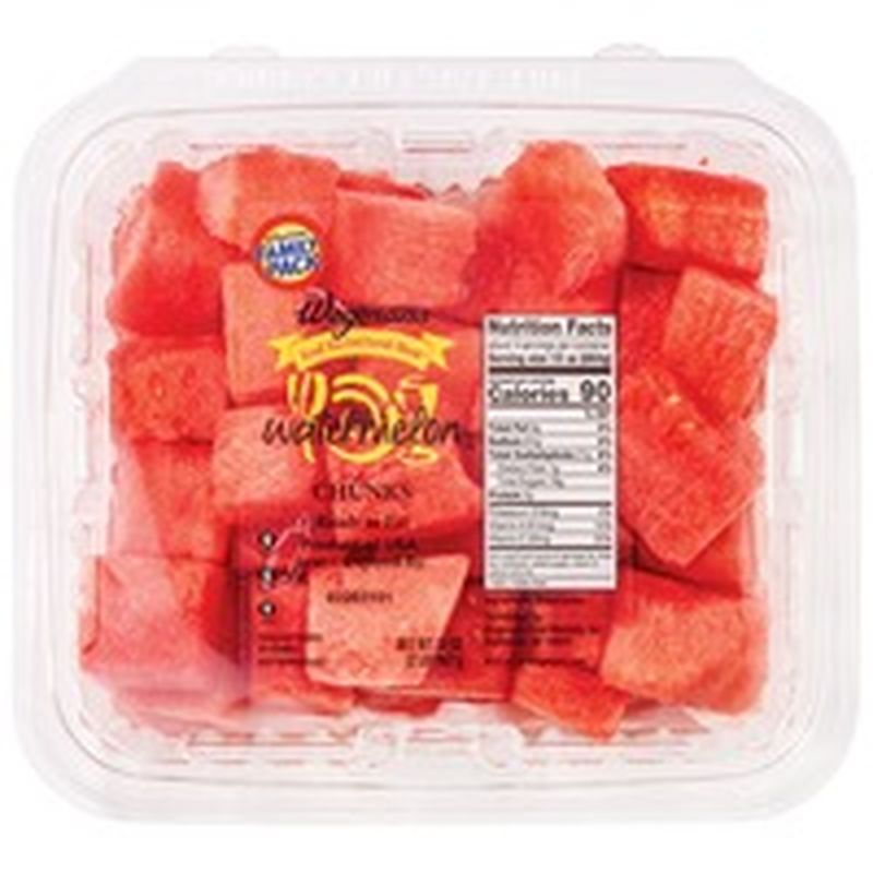 Wegmans Fresh Cut Watermelon Chunks, FAMILY PACK