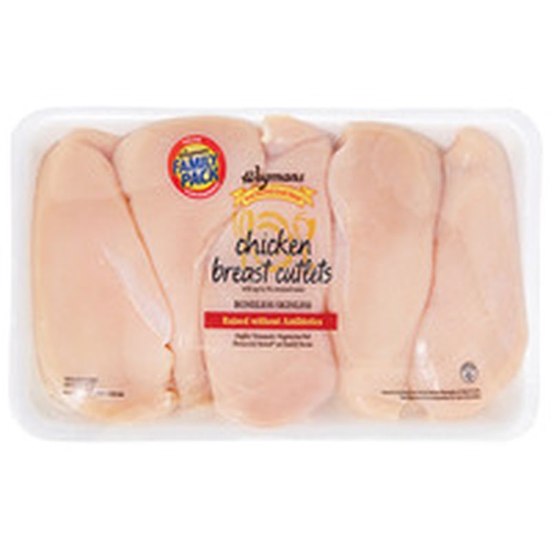 Wegmans Food You Feel Good About Boneless Skinless Chicken Breasts, FAMILY PACK
