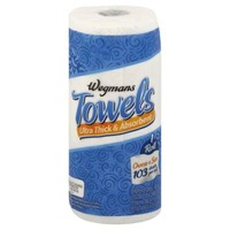 Wegmans Towels, Ultra Thick & Absorbent 2-Ply