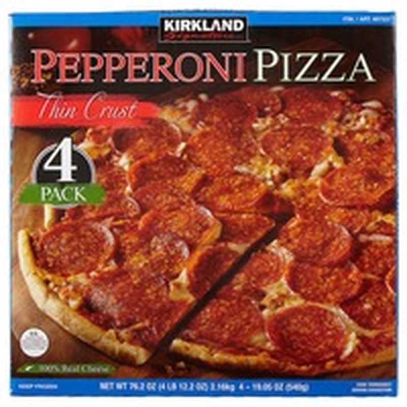 Kirkland Signature Thin Crust Pepperoni Pizza (19.05 oz) Instacart