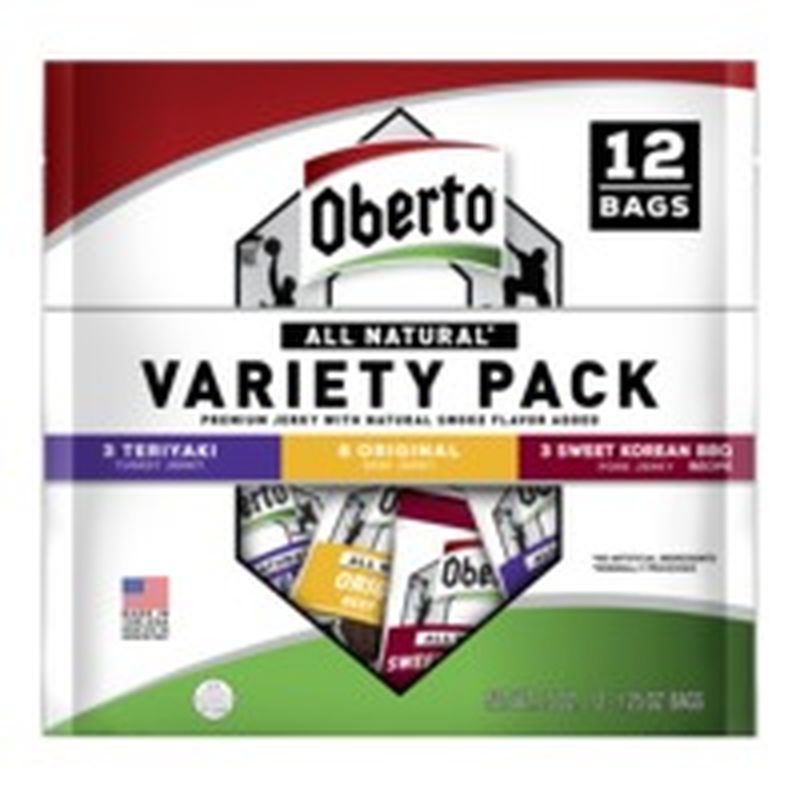 Obertos Seahawk Themed Jerky Variety Pack