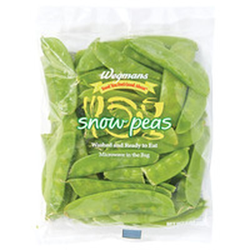 Wegmans Food You Feel Good About Cleaned and Cut Triple Washed Snow Peas