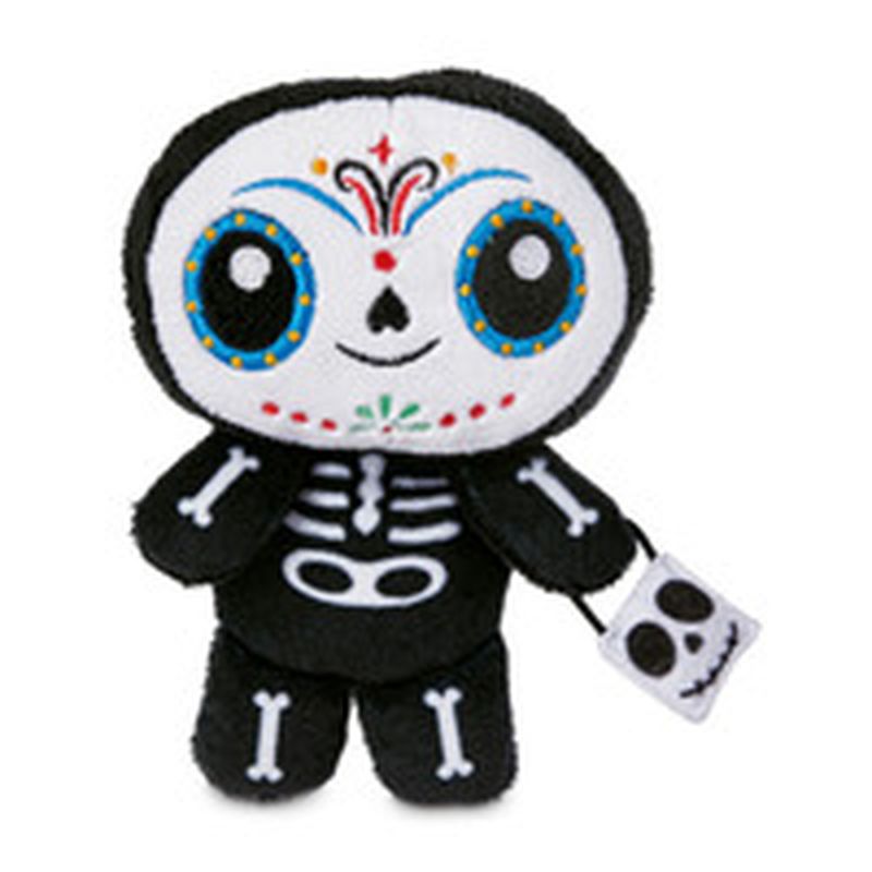 6" Halloween Skeleton Flattie Dog Toy