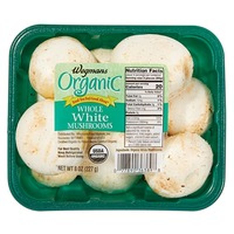 Wegmans Organic Food You Feel Good About Whole White Mushrooms
