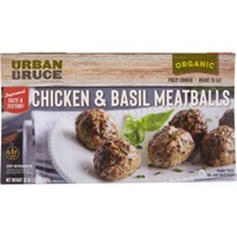 Urban Bruce Organic Chicken & Basil Meatballs