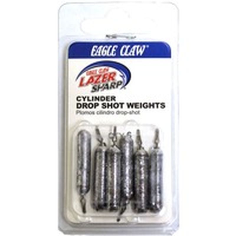 Lazer Sharp Drop Shot Weight Lead Cylinder Style