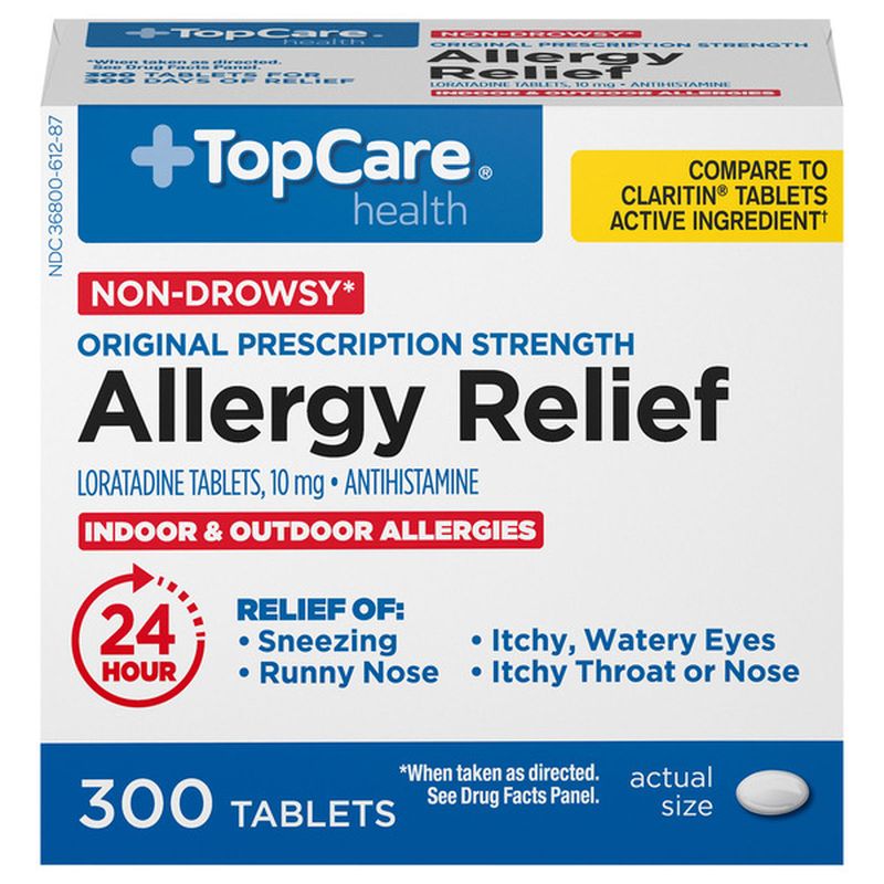 TopCare Health Allergy Relief, Non-Drowsy, Original Prescription 