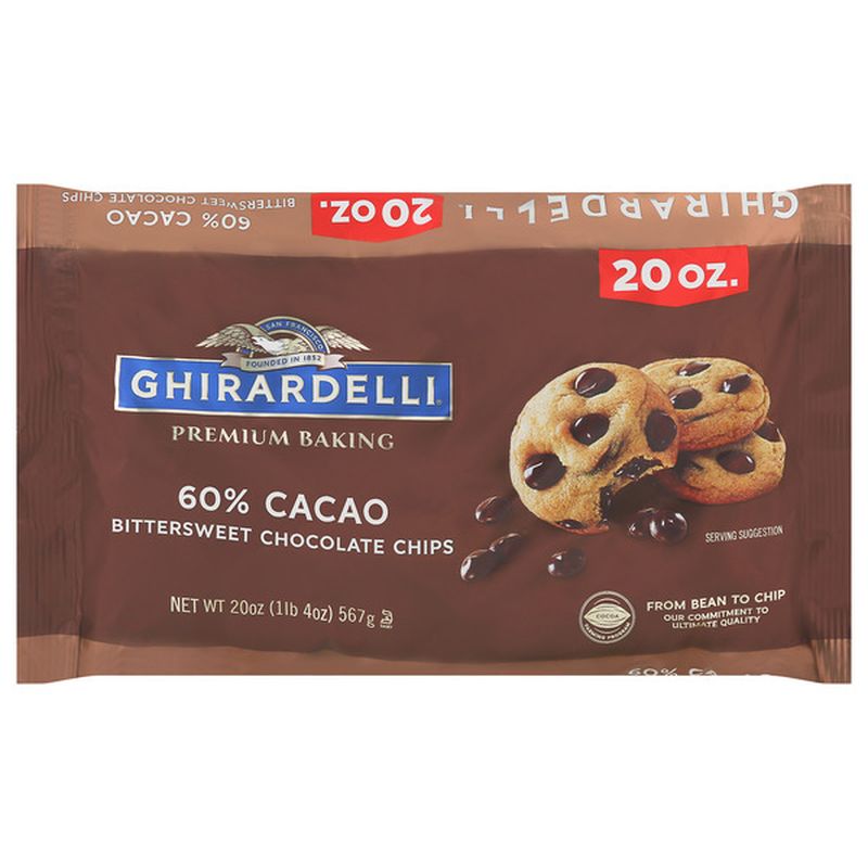 Ghirardelli Chocolate Chips Bittersweet 60 Cacao Wegmans