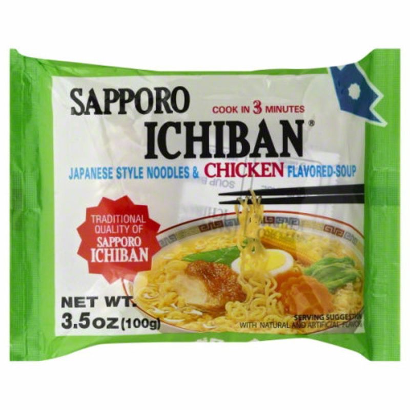 Sapporo Noodles & Soup, Japanese Style, Chicken Flavored Wegmans