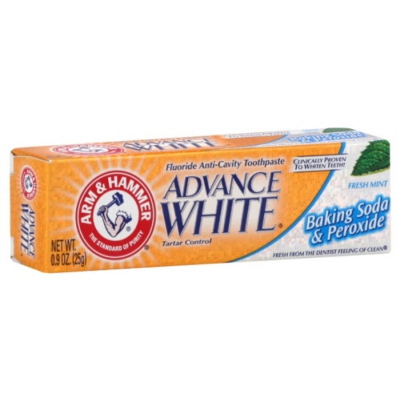Arm & Hammer Advanced White Toothpaste, Fluoride AntiCavity, Baking Soda & Peroxide, Fresh Mint