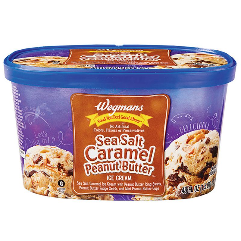 Wegmans Sea Salt Caramel Peanut Butter Ice Cream Wegmans