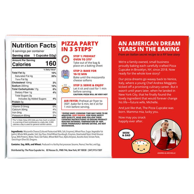 The Pizza Cupcake Margherita Wegmans