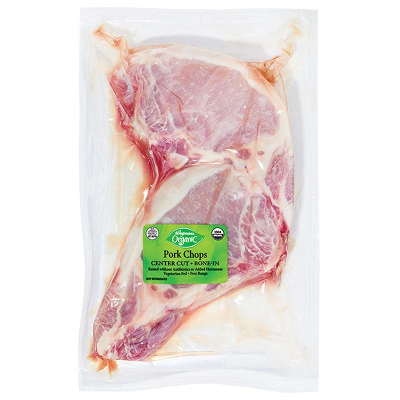 Wegmans Organic BoneIn Center Cut Pork Chops Wegmans