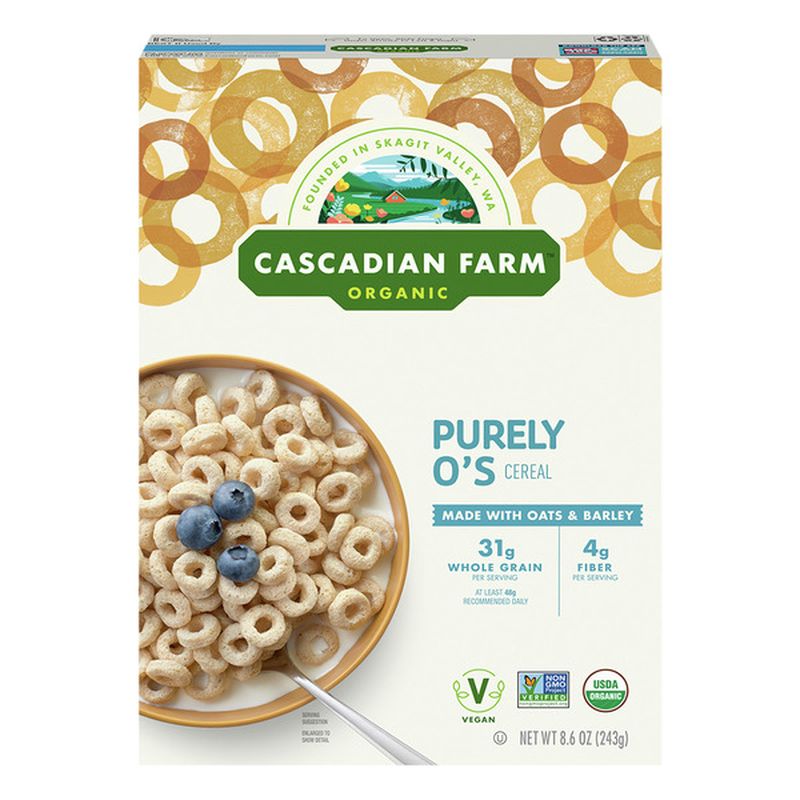 Cascadian Farm Cereal, Organic, Purely O's | Wegmans