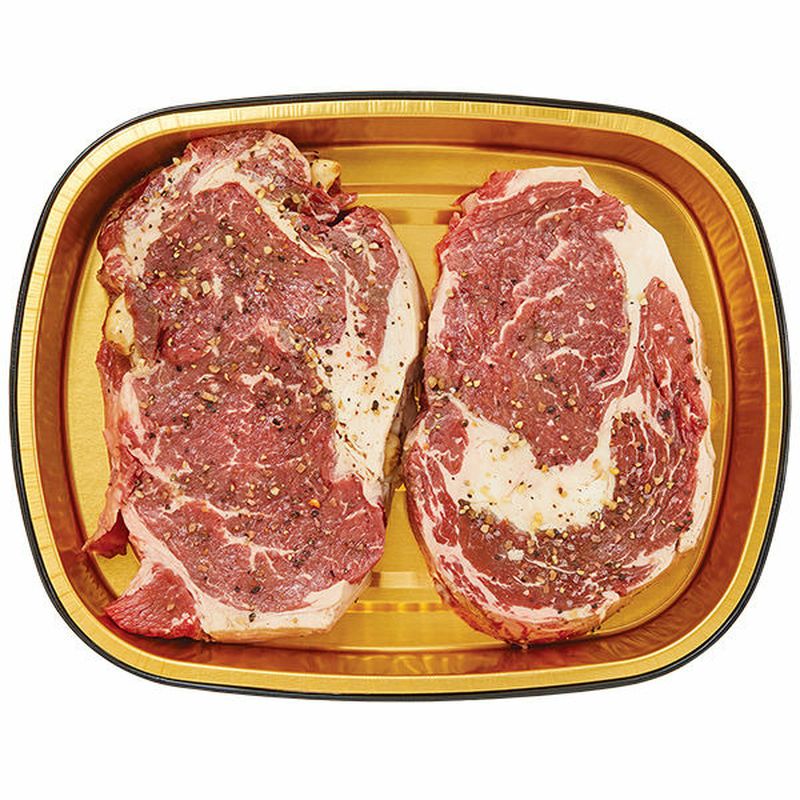 Wegmans Ready to Cook Garlic Studded Beef Ribeye Steak, 2 Pack Wegmans