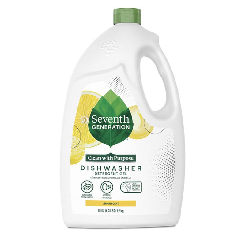 Seventh Generation Lemon Scent Dishwasher Detergent Gel Wegmans