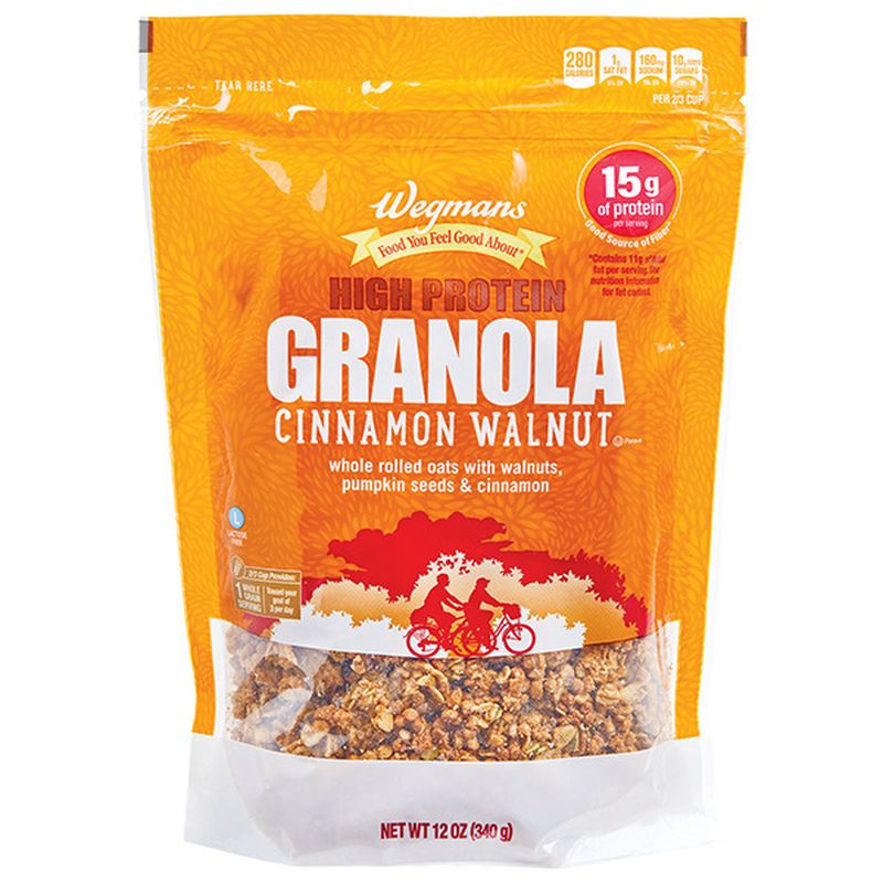 Wegmans High Protein Cinnamon Walnut Granola Wegmans