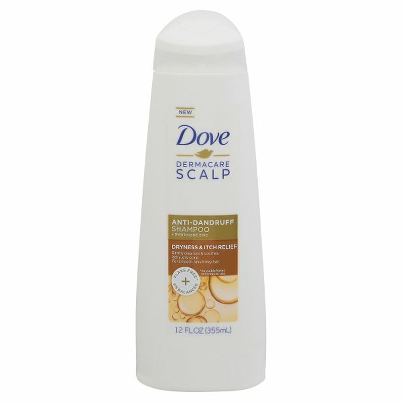Dove Dermacare Scalp Shampoo, Anti-Dandruff, Dryness & Itch