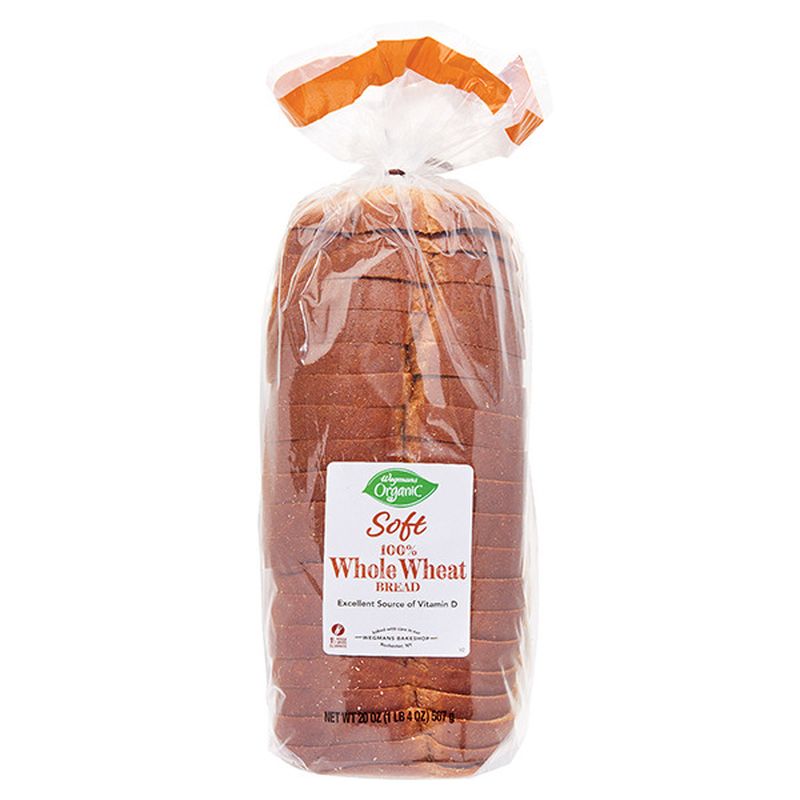 Wegmans Organic Soft 100 Whole Wheat Bread Wegmans