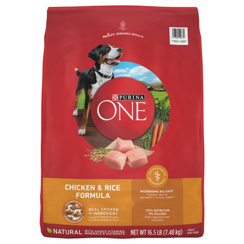 Purina ONE Dog Food Natural Chicken Rice Formula Adult Wegmans