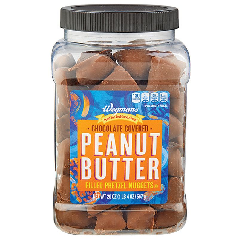 Wegmans Chocolate Covered Peanut Butter Filled Pretzel Nuggets Wegmans