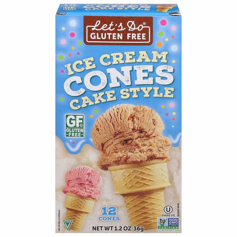 Let's Do Organic Ice Cream Cones, Gluten Free, Cake Style Wegmans