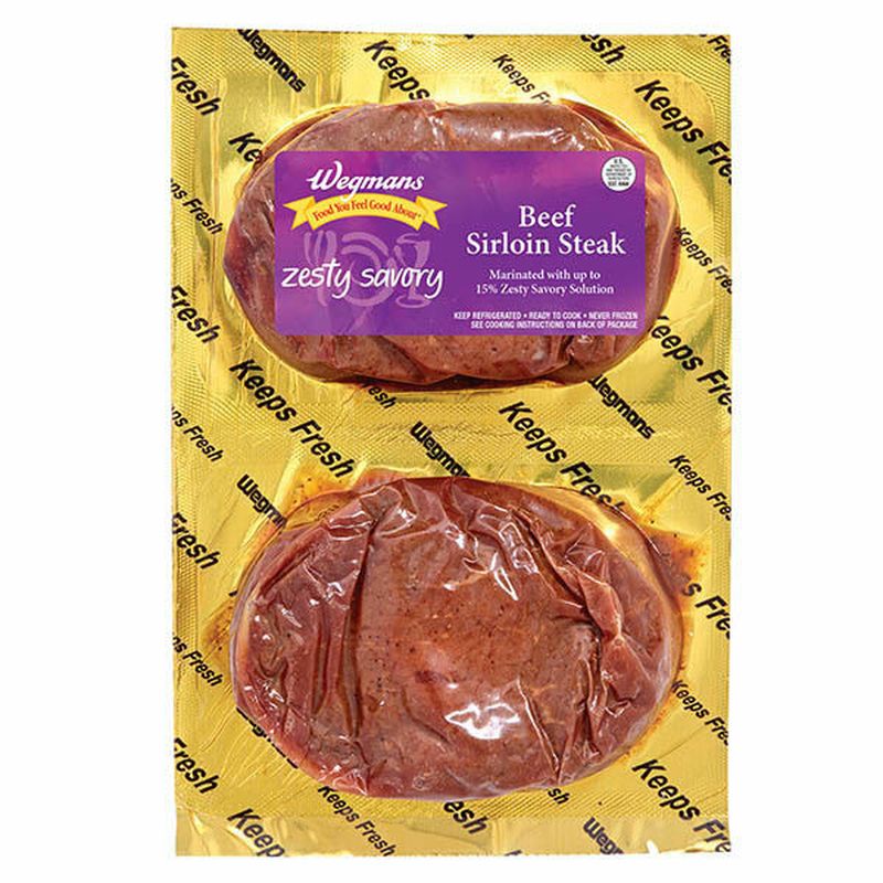 Wegmans Zesty Savory Marinated Beef Sirloin Steak Wegmans