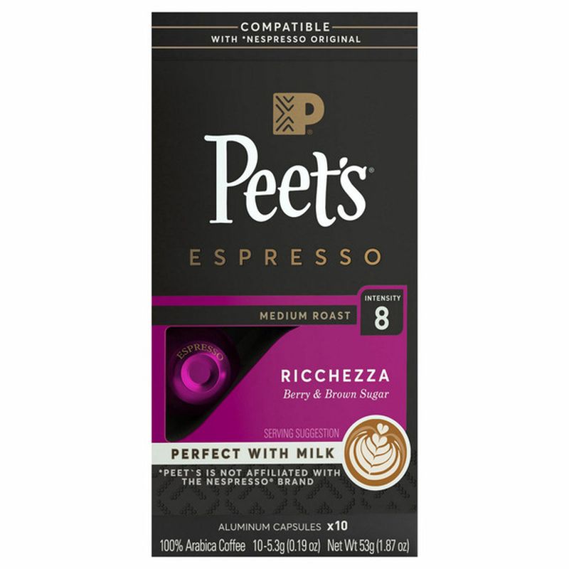 Peet's coffee nespresso pods sale