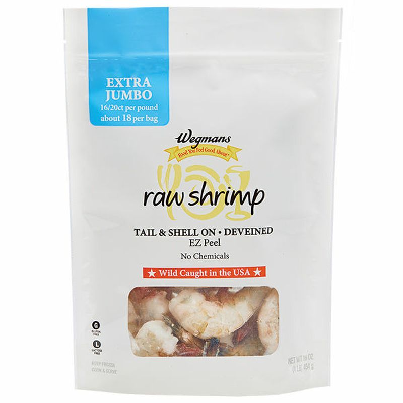 Wegmans Frozen Extra Jumbo Raw Shrimp Wegmans